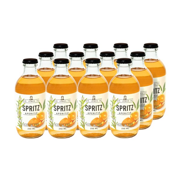 SIR. JAMES 101 SPRITZ APPERITIF Alcohol Free Kiste 24 x 250 ml Holland