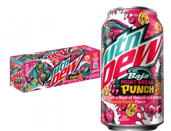 Mountain Dew BJA Poin Break PUNCH Lemonade Kiste 24 x 355 ml USA