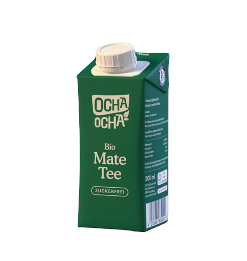 OCHA OCHA Bio MATE TEE – zuckerfrei - zero Kalorien - trinkfertig - frisch gebrüht 200 ml Deutschlan