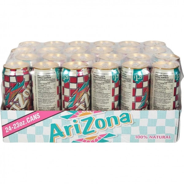 Arizona Iced Tea Peach Flavor Kiste 24 x 680 ml USA