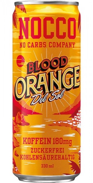 NOCCO BCAA BLOOD ORANGE del Sol 330 ml Schweden