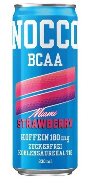 NOCCO BCAA MIAMI Strawberry 330 ml Schweden