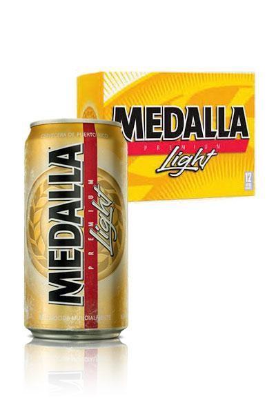 MEDELLA LIGHT Lager Bier Dose Kiste 24 x 355 ml / 4.2 % Puerto Rico