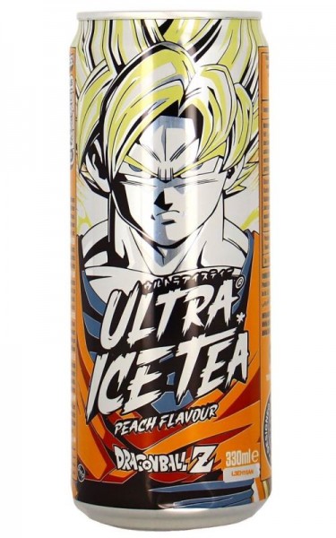 Ultra Ice Tea Dragon Ball Z VENGETA Pfirsich Kiste 24 x 330 ml Frankreich