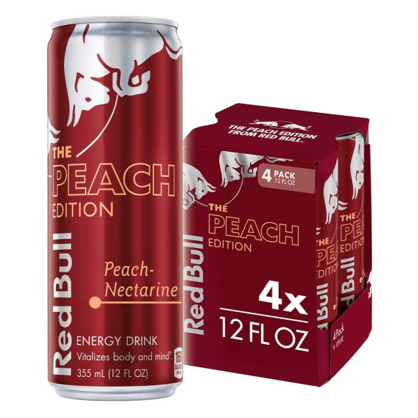 Red Bull the PEACH Edition Energy Drink Kiste 24 x 250 ml Türkei