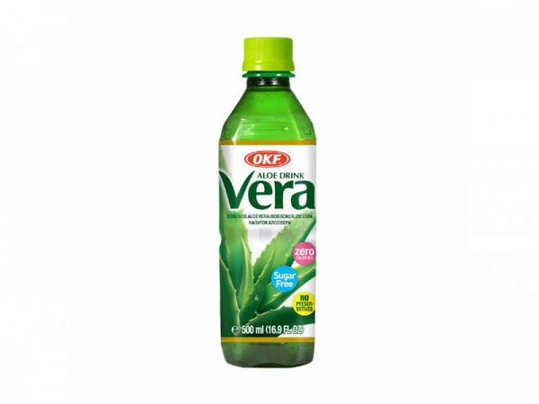 OKF Aloe Vera Drink ORIGINAL SUGARFREE Kiste 20 x 50 cl Taiwan