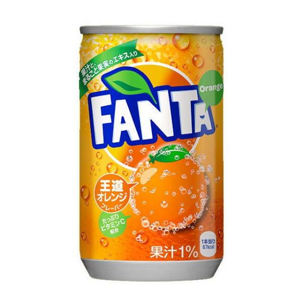 Fanta ORANGE Minidose Soda 160 ml Japan