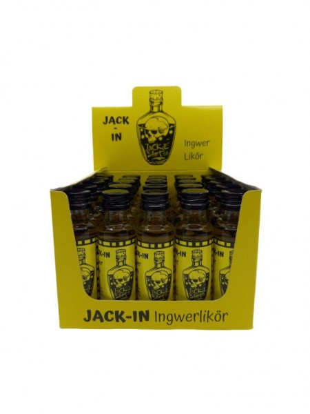 JACKIE-SHOT Jack-In INGWER SHOT Box 25 x 2 cl / 16 % Schweiz