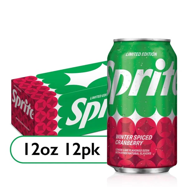 Sprite CRANBERRY Kiste 24 x 355 ml USA