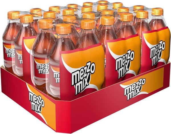 Mezzo Mix Soft Getränk Cola & Fanta gemischt Kiste 24 x 500 ml Österreich