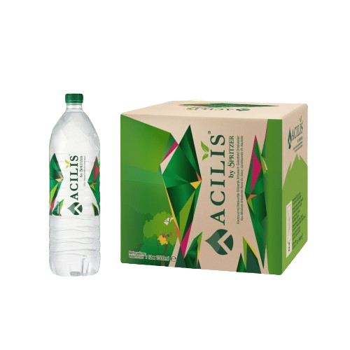 ACILIS Siliciumhaltiges Wasser BPA Free PET Kiste 12 x 1.5 Liter Malaysia