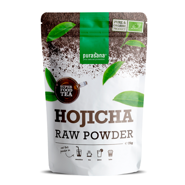 Purasana Superfood HOJICHA TEA Powder BIO 75 Gramm