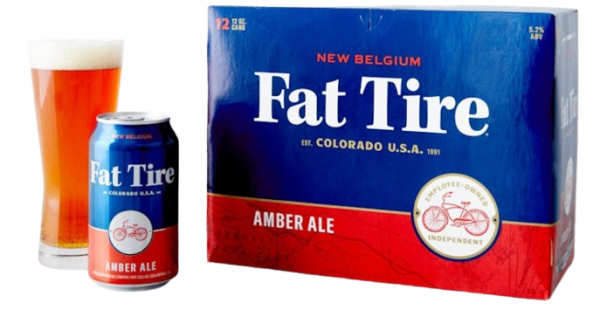 New Belgium FAT TIRE Amber Ale Kiste 24 x 355 ml / 5.2 % USA