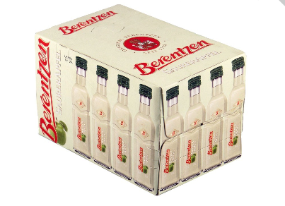 Berentzen SHOT % 2 / Apfel Drink-Shop Box Saurer Shots | cl 16 Deutschland x Likör | 24