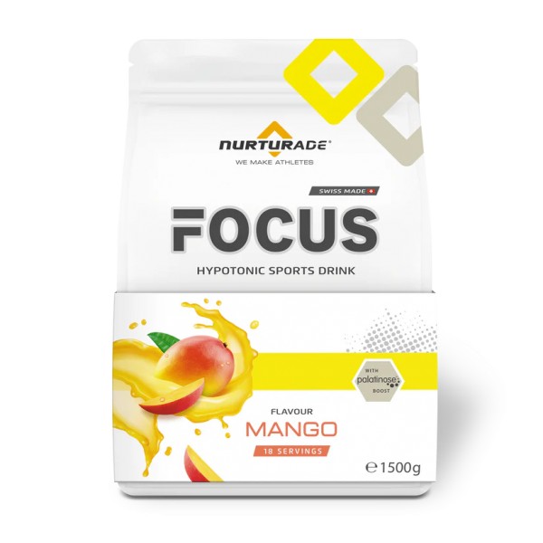 NURTURADE Focus MANGO Hypotonic Sports Drink Pulver 1500 Gramm Schweiz