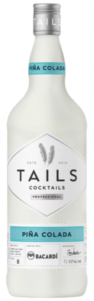 TAILS Cocktails PINA COLADA COCKTAIL 1 Liter / 14.9 % UK