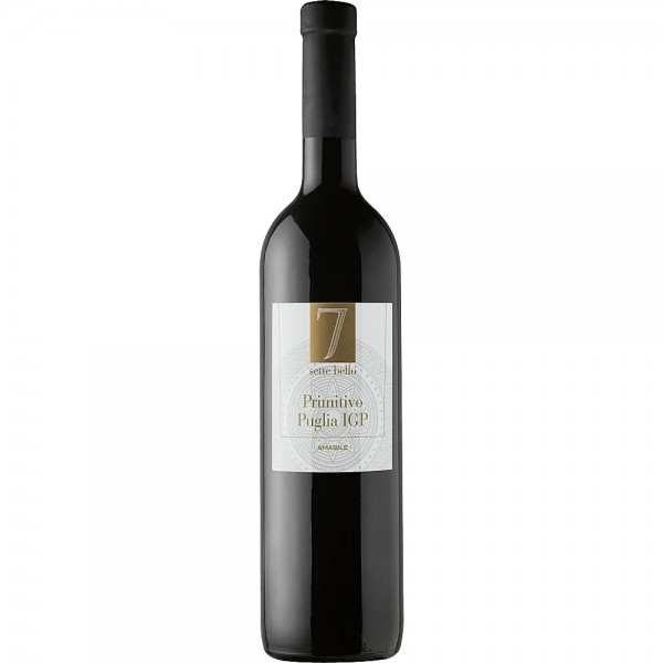 SETTE BELLO PRIMITIVO Puglia IGP Karton 6 x 75 cl / 14 % Italien