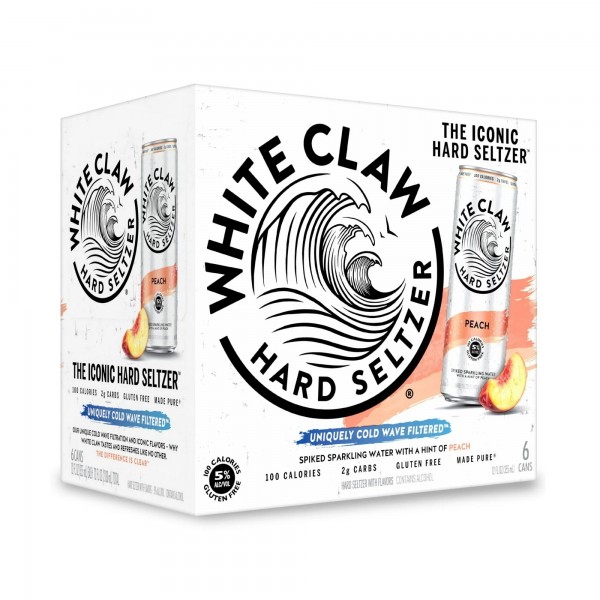 White Claw HARD SELTZER Peach Kiste 24 x 355 ml / 5 % USA