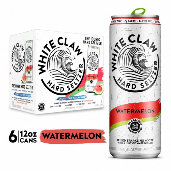 White Claw HARD SELTZER Watermelon Kiste 24 x 355 ml / 5 % USA