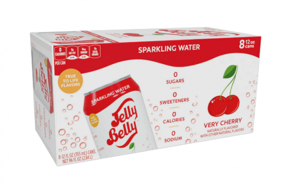 Jelly Belly VERY CHERRY Sparkling Water Kiste 24 x 355 ml USA