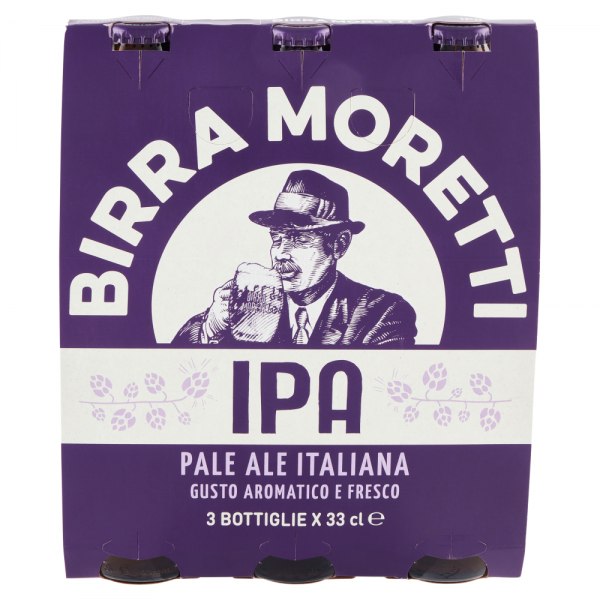 Birra MORETTI IPA Indian Pale Ale Kiste 24 x 330 ml / 5.2 % Italien