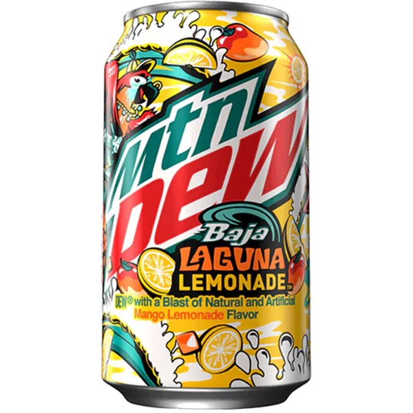 Mountain Dew BAJA LAGUNA LEMONADE Special Edition 355 ml USA