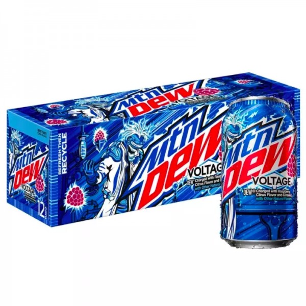 Mountain Dew VOLTAGE Soda Kiste 24 x 355 ml USA