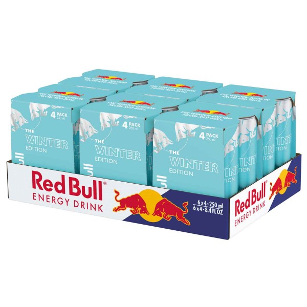 Red Bull Winter Edition ICED VANILLA BERRY Energy Drink Kiste 24 x 250 ml Österreich