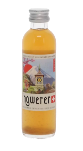 INGWERER Miniature Ginger Likör aus Bern das Orignal 4 cl / 24 % Schweiz