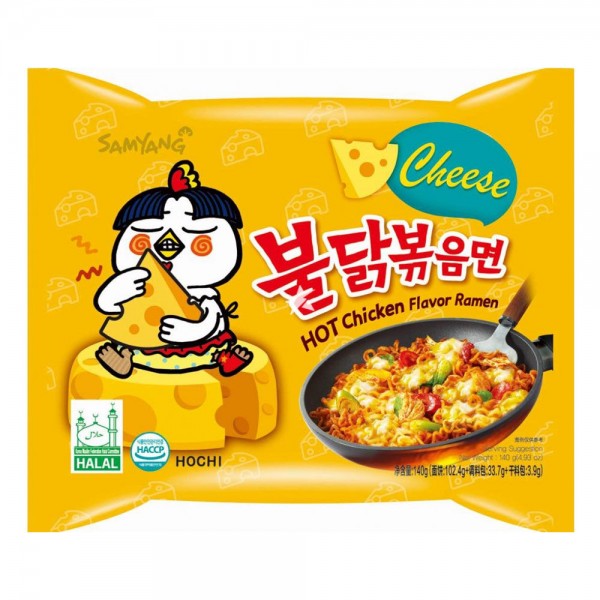 Samyang BULDAK Ramen Noodles Hot Chicken CHEESE 30 Gramm Korea