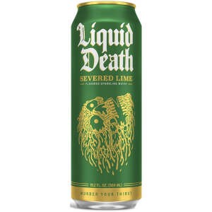 Liquid Death SEVERED LIME Flavoured Sparkling Water 500 ml Österreich