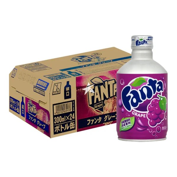 Fanta GRAPE Metallflasche 24 x 300 ml Japan