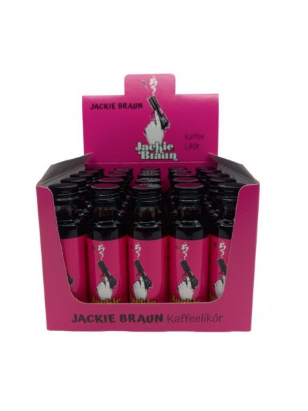 JACKIE-SHOT JACKIE BRAUN KAFFEE Shot Box 25 x 2 cl / 15.5 % Schweiz