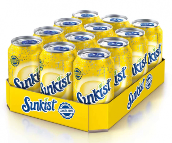 Sunkist LEMON - LIME Kiste 24 x 330 ml