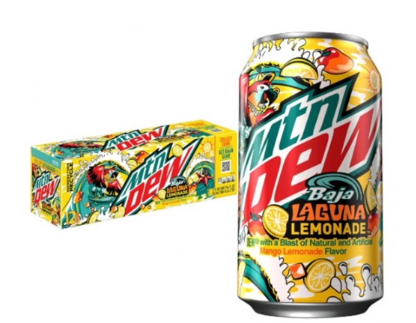 Mountain Dew BAJA LAGUNA Lemonade Kiste 24 x 355 ml USA