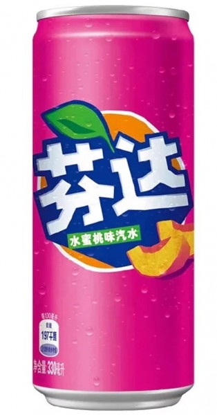 Fanta WHITE PEACH Dose Kiste 24 x 330 ml China