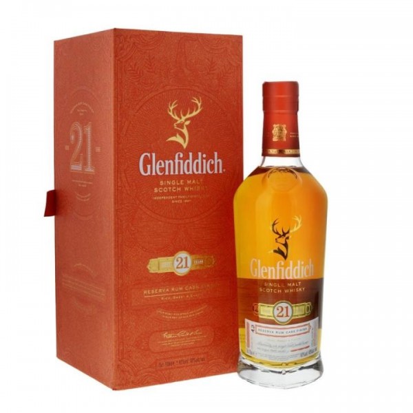 Glenfiddich 21 Gran Reserva Rum Cask Finish Single Malt Scotch Whisky 70 cl / 40 % Schottland