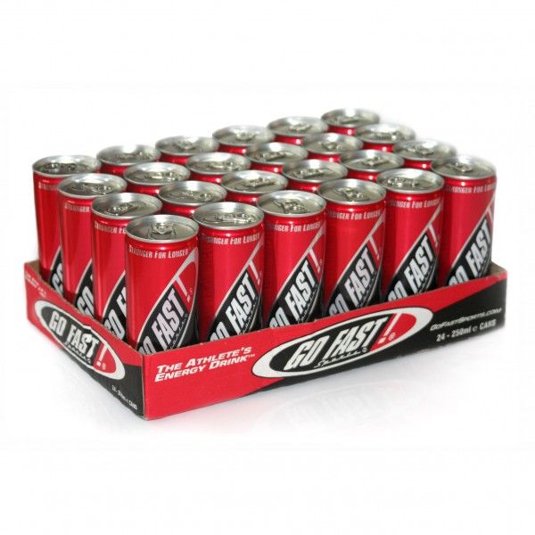 GO FAST Energy Drinks Kiste 24 x 250 ml USA