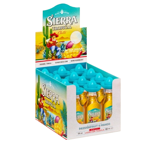 SIERRA TROPICAL Likör MINIATURE Box 12 x 5 cl / 18 % Deutschland