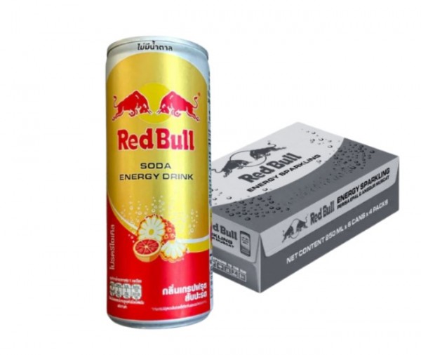 Red Bull Grapefruit and Pineapple Kiste 24 x 250 ml Thailand