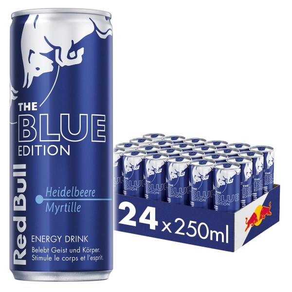 lRed Bull Special The BLUE Edition Heidelbeere Energy Drink Kiste 24 x 250 ml Schweiz