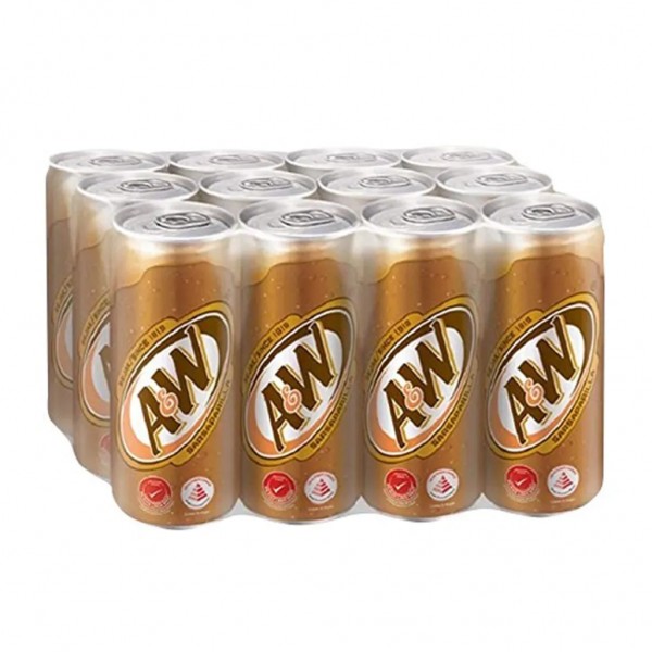 A&W Root Beer Kiste 24 x 325 ml Thailand