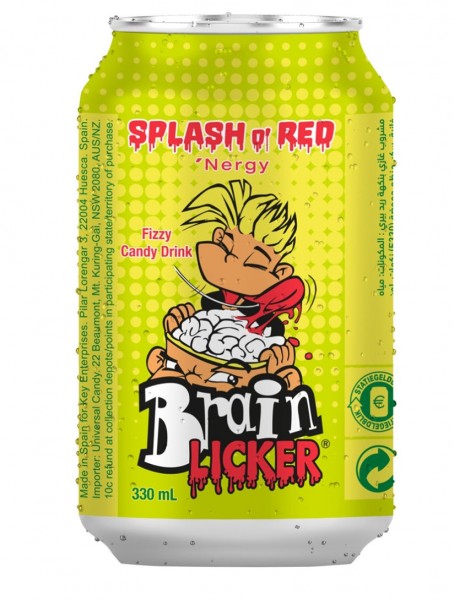 Brain Licker SPALSH o RED Strawberry 330 ml Spanien