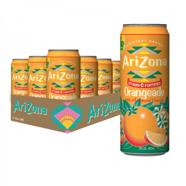 Arizona Orangeade Kiste 24 x 680 ml USA