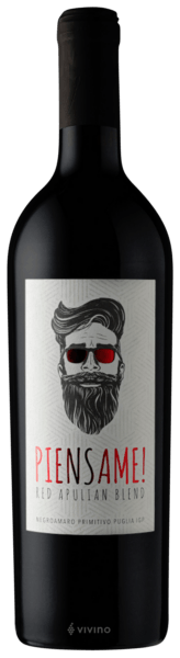 PIENSAME! Red Apulian Blend Negroamaro Primitivo Puglia IGP 2021 Rotwein 75 cl / 14 % Italien