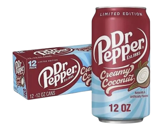 Dr Pepper CREAMY COCONUT Kiste 24 x 355 ml USA