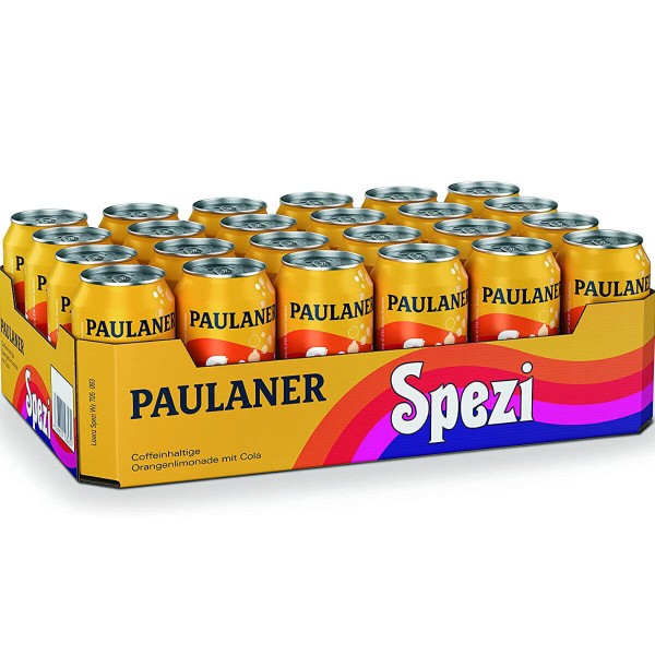 Paulaner SPEZZI erfrischende Orangenlimonade mit Cola Kiste 24 x 330 ml Österreich