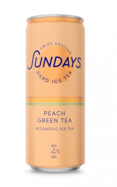 Sundays Hard Ice Tea PEACH GREEN TEA DOSE Kiste 24 x 330 ml / 4 % Schweiz