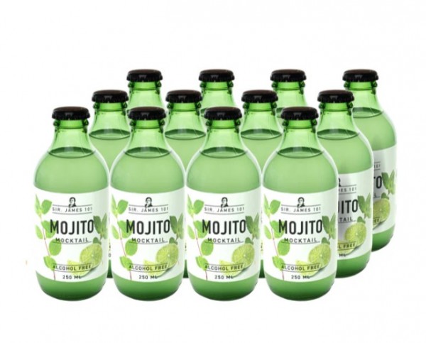 SIR. JAMES 101 MOJITO Mocktail Alcohol Free Kiste 12 x 250 ml Holland