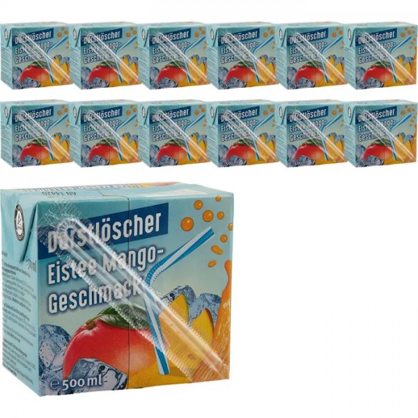 DURSTLÖSCHER Eistee MANGO Kiste 24 x 500 ml Deutschland